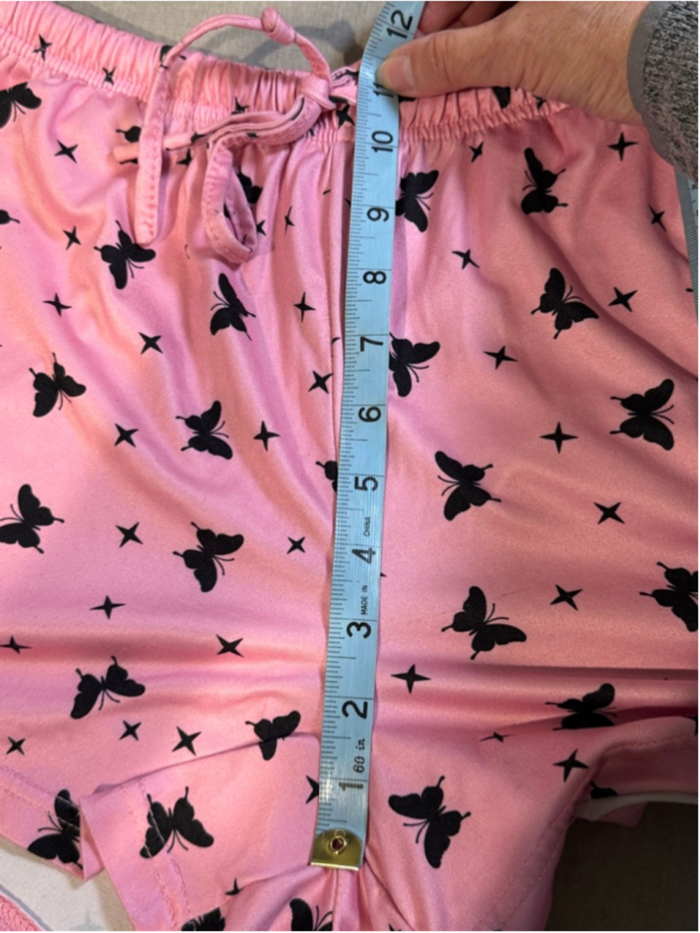 Women's EKOUAER Black Pink Butterfly Pajama Set M - Picture 11 of 12